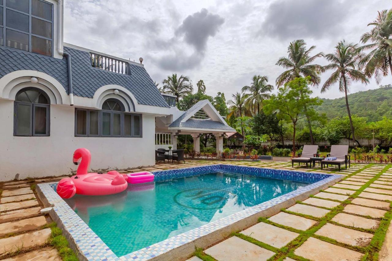 Villa Grey Mosaics By Stayvista - Mountain-view In Vasai With Pool, Spacious Lawn & Terrace *