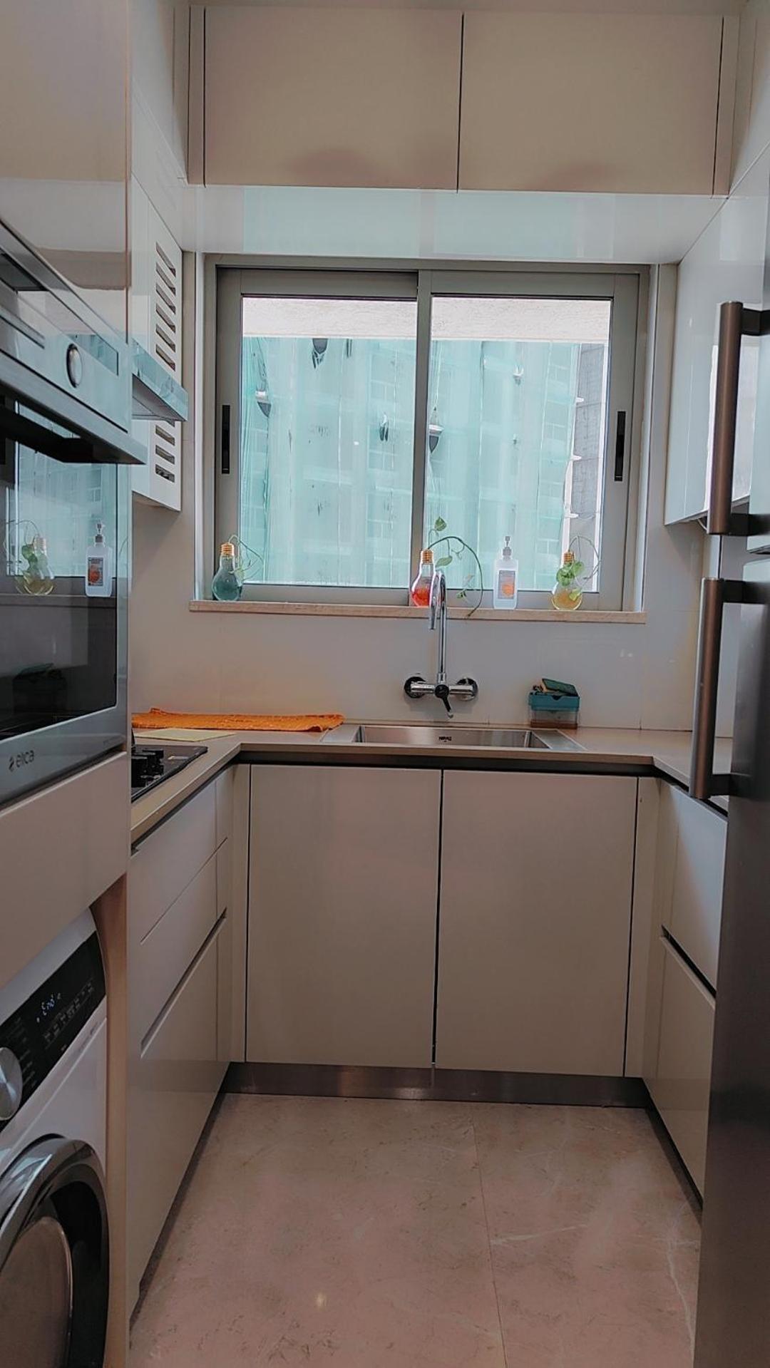 Trendy1br+smart Kitchen +living Room+1.5 Toilets