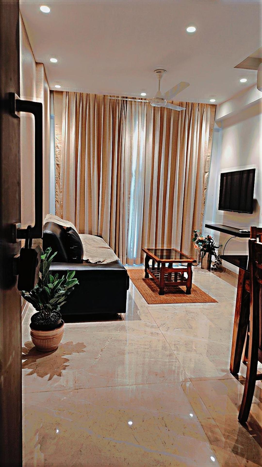 Trendy1br+smart Kitchen +living Room+1.5 Toilets *