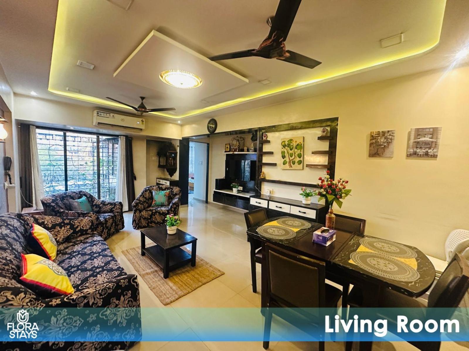 2 Bedroom Service Near Lnt Business Park Powai Apartment *